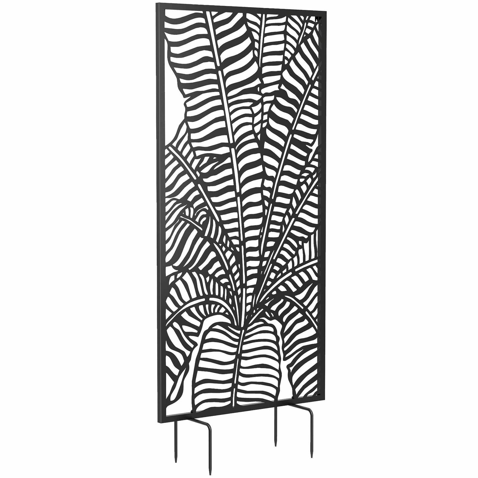 Rumsavdelare 65x130 cm – Fristående metallskärm