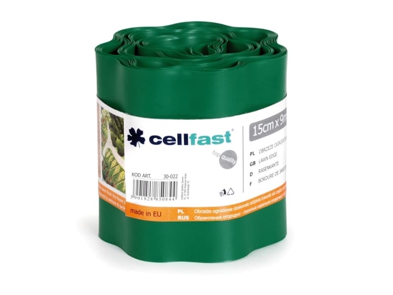 Cellfast markkant/ogräs kant mörkgrön 15 cm x 9 m (30-022)