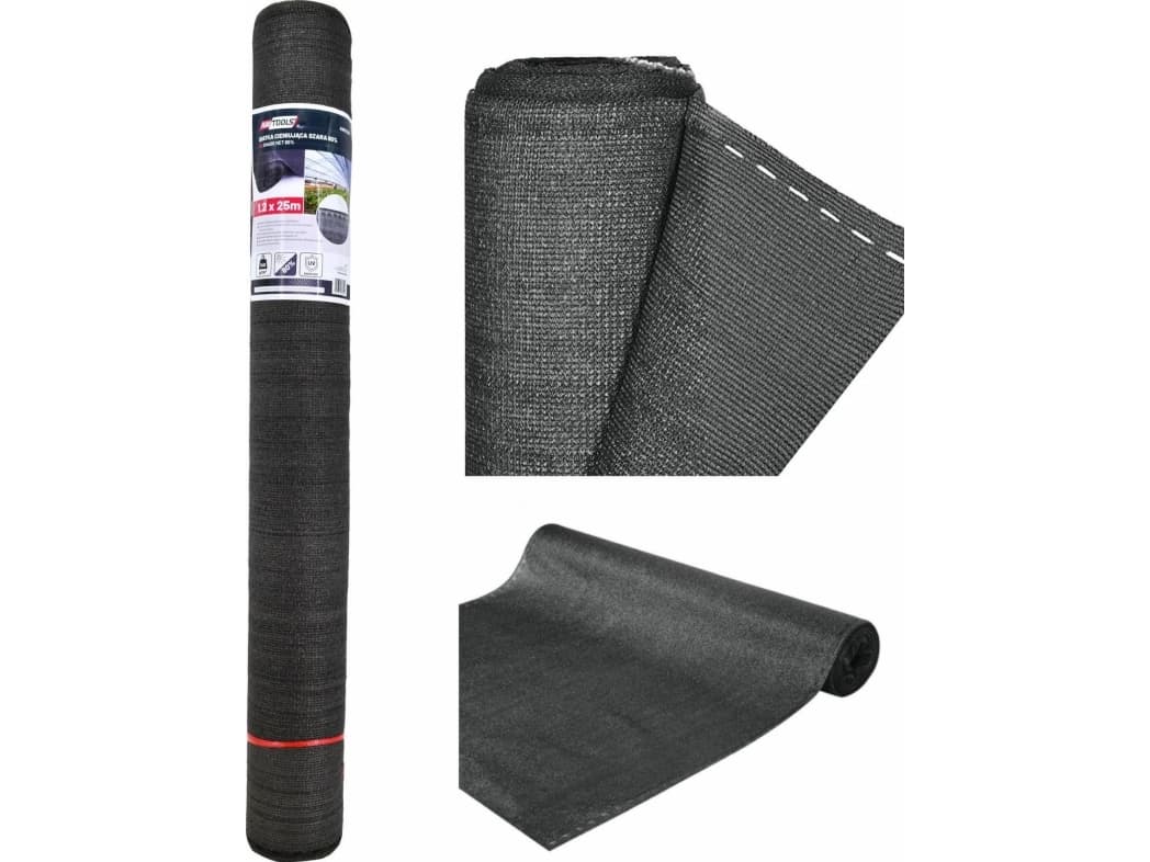 AWTOOLS skuggnät 180g 1,5*50m grå UV 90%