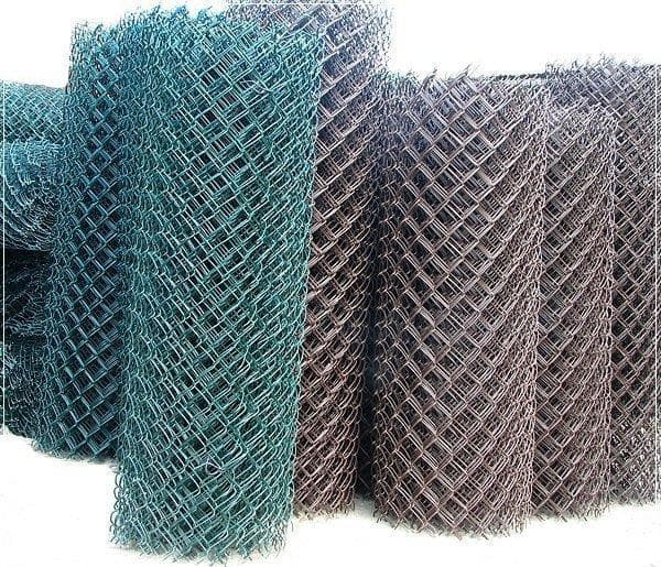 Förzinkat PVC stängselnät 10 m tråd 2,0 mm 1,5 m svart