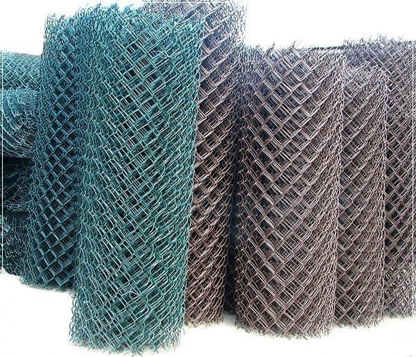 Galvaniserat svetsat nät PVC-belagt 10 m tråd 2,0 mm 1,0 m grafit