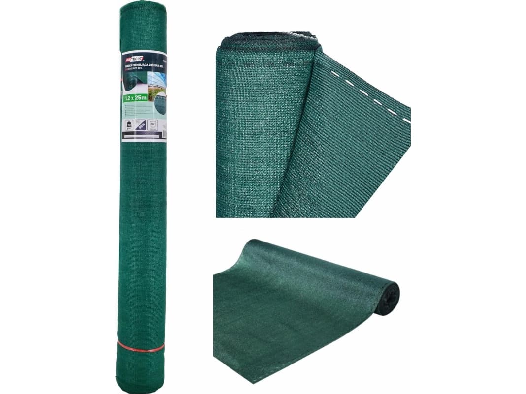 AWTOOLS skuggnät 180 g 1,5*50 m grön UV 90%