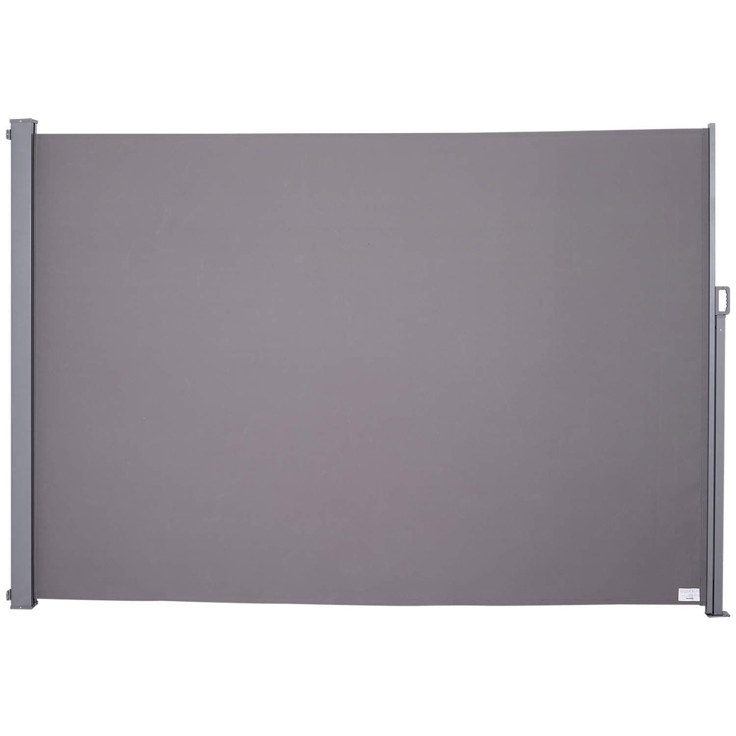 Grå Polyester Sidomarkis 300x200cm Solskydd