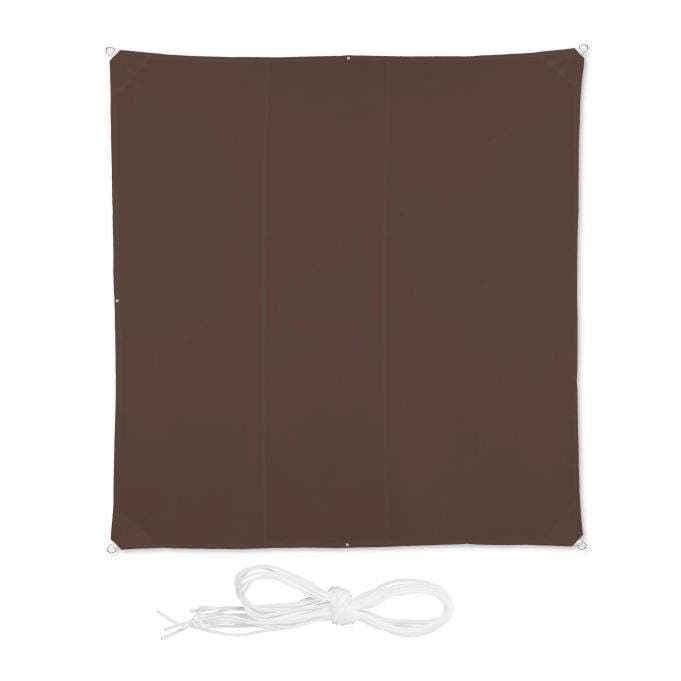 Solsegel fyrkantig brun Solsegel fyrkantig brun