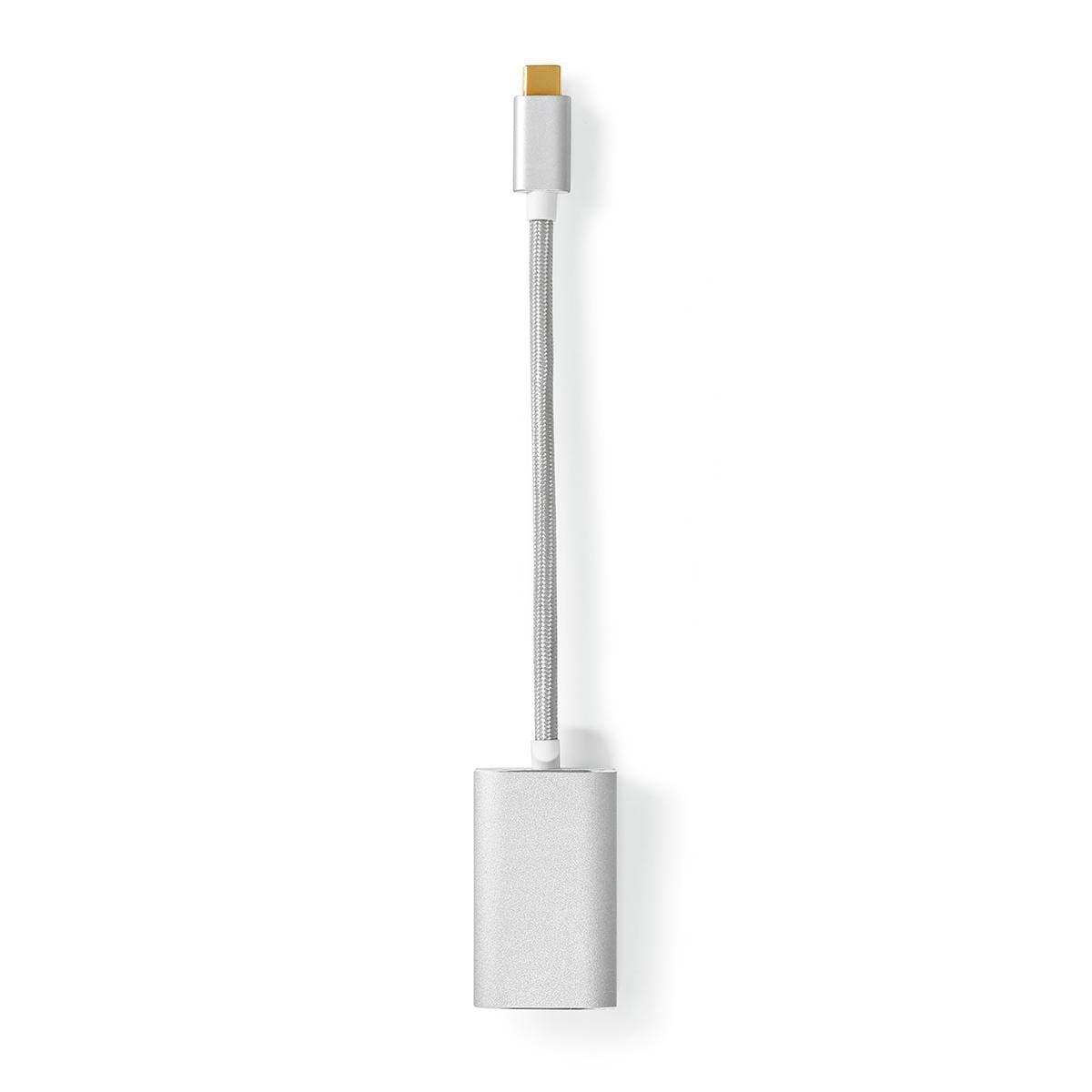 USB-C™ Adapter | USB 3.2 Gen 1 | USB-C™ Hane | HDMI™ Hona | 4K@60Hz | Power delivery | 0.20 m | Rund | Guldplaterad | Flätad / N