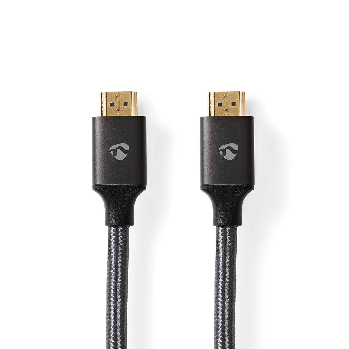 Ultra High Speed HDMI ™ kabel | HDMI™ Kontakt | HDMI™ Kontakt | 8K@60Hz | 48 Gbps | 1.00 m | Rund | 6.3 mm | Antracit / Grått Ultra High Speed HDMI ™ kabel | HDMI™ Kontakt | HDMI™ Kontakt | 8K@60Hz | 48 Gbps | 1.00 m | Rund | 6.3 mm | Antracit / Grått