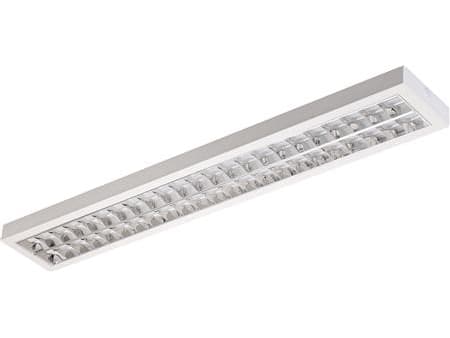 Innova U LED påbyggnadsarmatur 4430lm 3000K dubbelparabolisk optik, opal avskärmning, 1230x190mm Innova U LED påbyggnadsarmatur 4430lm 3000K dubbelparabolisk optik, opal avskärmning, 1230x190mm