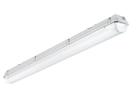 Alhama LED-armatur 1200 mm 24 W 2300 lm 4000 K, polykarbonat botten/avskärmning, plastklips, utan intern genomföringskabel Alhama LED-armatur 1200 mm 24 W 2300 lm 4000 K, polykarbonat botten/avskärmning, plastklips, utan intern genomföringskabel