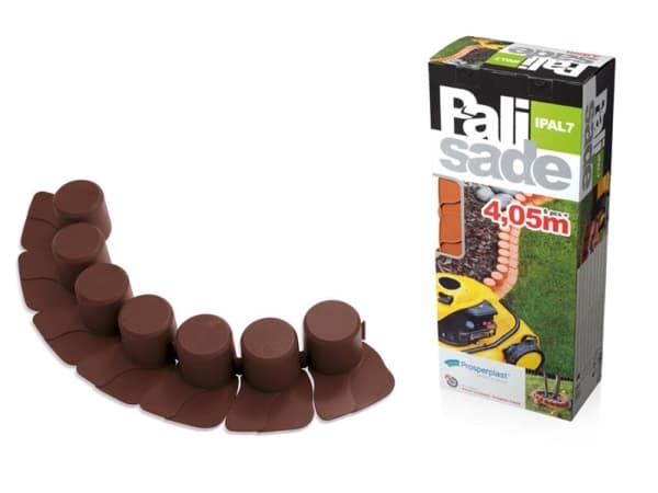 Prosperplast IPAL7, Gräskant, Plast, Brun, 60 mm, 4,05 m, Låda Prosperplast IPAL7, Gräskant, Plast, Brun, 60 mm, 4,05 m, Låda