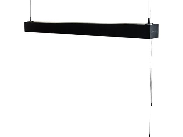 Actor Pendant DP svart 4000K 30/70 dim, 5550 lm, Ra80, dubbel avskärmning 70 % upp, 30 % ner. 2 st. dragdämp, 49 W professionell Actor Pendant DP svart 4000K 30/70 dim, 5550 lm, Ra80, dubbel avskärmning 70 % upp, 30 % ner. 2 st. dragdämp, 49 W professionell
