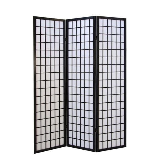 Homestyle4u Rumsavdelare - 3 Delar - Shoji - Svart Homestyle4u Rumsavdelare - 3 Delar - Shoji - Svart