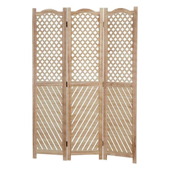Homestyle4u Rumsavdelare - 3 Delar - Natur Homestyle4u Rumsavdelare - 3 Delar - Natur
