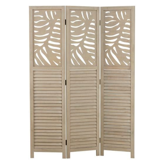 Homestyle4u Rumsavdelare - 3 Delar - Sand Beige Homestyle4u Rumsavdelare - 3 Delar - Sand Beige