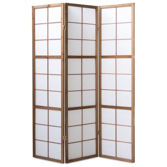 Homestyle4u Rumsavdelare - 3 Delar - 8034 Brun