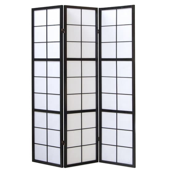 Homestyle4u Rumsavdelare - 3 Delar - 8034 Svart