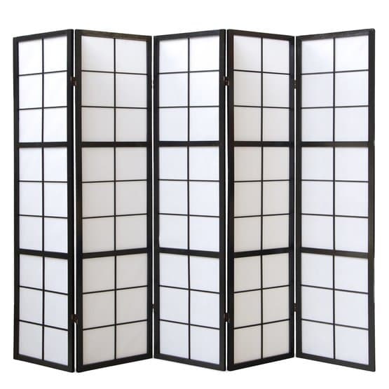 Homestyle4u Rumsavdelare - 5 Delar - 8034 Svart