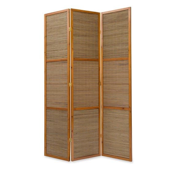 Homestyle4u Rumsavdelare - 3 Delar - 8064 Bambu Brun